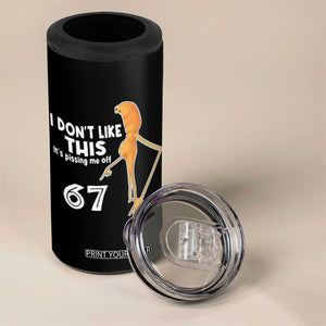Funny Marcus The Worm 67 Meme 4 in 1 Can Cooler Tumbler I Dont Like This Its Pissing Me Off TS11 Print Your Wear