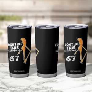 Funny Marcus The Worm 67 Meme Tumbler Cup I Dont Like This Its Pissing Me Off TS11 Print Your Wear