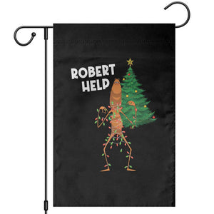 Funny Marcus The Worm Christmas Garden Flag Robert Help Xmas Tree TS11 Black Print Your Wear