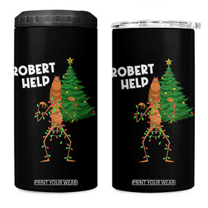 Funny Marcus The Worm Christmas 4 in 1 Can Cooler Tumbler Robert Help Xmas Tree TS11 One Size: 16 oz Black Print Your Wear
