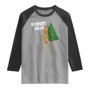 Funny Marcus The Worm Christmas Raglan Shirt Robert Help Xmas Tree TS11 Sport Gray Black Print Your Wear