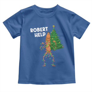 Funny Marcus The Worm Christmas Toddler T Shirt Robert Help Xmas Tree TS11 Royal Blue Print Your Wear