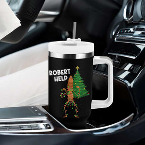 Funny Marcus The Worm Christmas Tumbler With Handle Robert Help Xmas Tree TS11 Print Your Wear