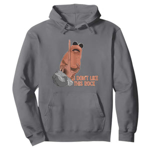 Funny Marcus The Worm Hoodie I Dont Like This Rock Meme - Print Your Wear