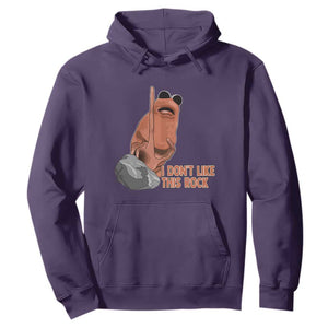 Funny Marcus The Worm Hoodie I Dont Like This Rock Meme TS11 Purple Print Your Wear