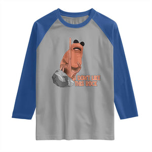 Funny Marcus The Worm Raglan Shirt I Dont Like This Rock Meme TS11 Sport Gray Royal Print Your Wear