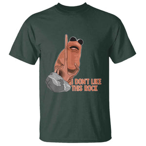 Funny Marcus The Worm T Shirt I Dont Like This Rock Meme TS11 Dark Forest Green Print Your Wear