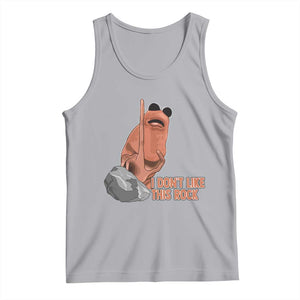Funny Marcus The Worm Tank Top I Dont Like This Rock Meme TS11 Athletic Heather Print Your Wear