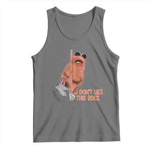 Funny Marcus The Worm Tank Top I Dont Like This Rock Meme TS11 Black Heather Print Your Wear