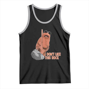 Funny Marcus The Worm Tank Top I Dont Like This Rock Meme TS11 Black Athletic Heather Print Your Wear