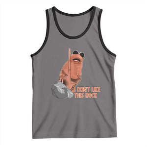Funny Marcus The Worm Tank Top I Dont Like This Rock Meme TS11 Deep Heather Black Print Your Wear