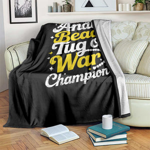 Funny Anal Bead Tug O War Throw Blanket Inappropriate Adult Humor Weird Cringe TS11 Print Your Wear