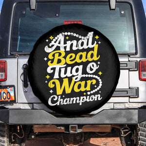 Funny Anal Bead Tug O War Spare Tire Cover Inappropriate Adult Humor Weird Cringe TS11 No hole Black Print Your Wear