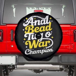 Funny Anal Bead Tug O War Spare Tire Cover Inappropriate Adult Humor Weird Cringe TS11 Black Print Your Wear