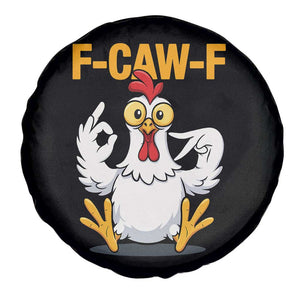 Funny F Caw F 67 Meme Spare Tire Cover Cartoon Chicken Poultry Humor TS11 Print Your Wear