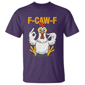Funny F Caw F 67 Meme T Shirt Cartoon Chicken Poultry Humor TS11 Purple Print Your Wear