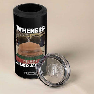 Funny Marcus The Worm Christmas 4 in 1 Can Cooler Tumbler Where Is Jimbo James Xmas Ugly Sweater TS11 Print Your Wear