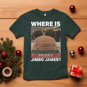 Funny Marcus The Worm Christmas T Shirt Where Is Jimbo James Xmas Ugly Sweater TS11 Dark Forest Green Print Your Wear
