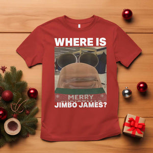 Funny Marcus The Worm Christmas T Shirt Where Is Jimbo James Xmas Ugly Sweater TS11 Red Print Your Wear