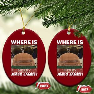Funny Marcus The Worm Christmas Ceramic Ornament Where Is Jimbo James Xmas Ugly Sweater TS11 Print Your Wear