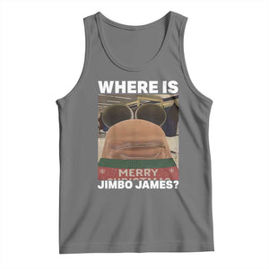 Funny Marcus The Worm Christmas Tank Top Where Is Jimbo James Xmas Ugly Sweater TS11 Black Heather Print Your Wear