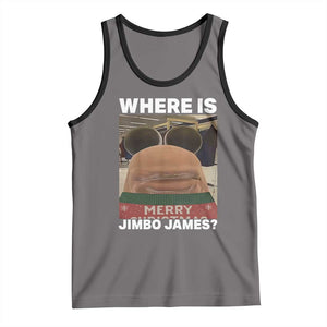 Funny Marcus The Worm Christmas Tank Top Where Is Jimbo James Xmas Ugly Sweater TS11 Deep Heather Black Print Your Wear