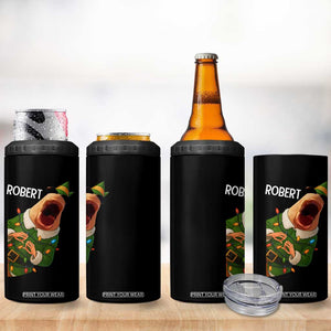 Funny Christmas Marcus The Worm Robert Xmas Elf 4 in 1 Can Cooler Tumbler TS11 Print Your Wear