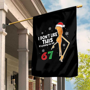 Funny Marcus The Worm 67 Meme Christmas Garden Flag I Don't Like This It's Pissing Me Off TS11 Print Your Wear