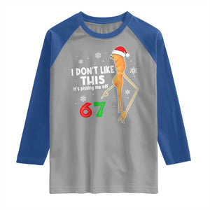 Funny Marcus The Worm 67 Meme Christmas Raglan Shirt I Don't Like This It's Pissing Me Off TS11 Sport Gray Royal Print Your Wear