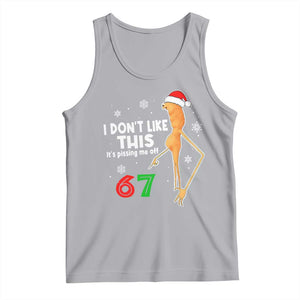 Funny Marcus The Worm 67 Meme Christmas Tank Top I Don't Like This It's Pissing Me Off TS11 Athletic Heather Print Your Wear