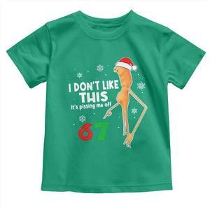Funny Marcus The Worm 67 Meme Christmas Toddler T Shirt I Don't Like This It's Pissing Me Off TS11 Irish Green Print Your Wear
