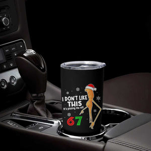 Funny Marcus The Worm 67 Meme Christmas Tumbler Cup I Don't Like This It's Pissing Me Off TS11 Print Your Wear