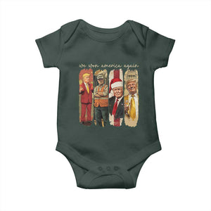 Trump 2024 We Won America Again Baby Onesie TS11 Print Your Wear