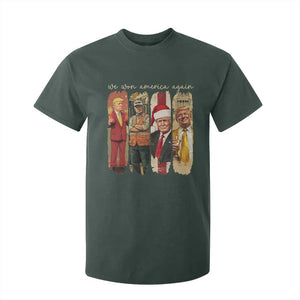 Trump 2024 We Won America Again T Shirt For Kid TS11 Dark Forest Green Print Your Wear