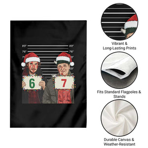 Funny 67 Christmas Movie Garden Flag Six Seven Wet Bandits Home Xmas Alone TS11 Print Your Wear