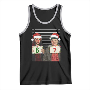 Funny 67 Christmas Movie Tank Top Six Seven Wet Bandits Home Xmas Alone TS11 Black Athletic Heather Print Your Wear