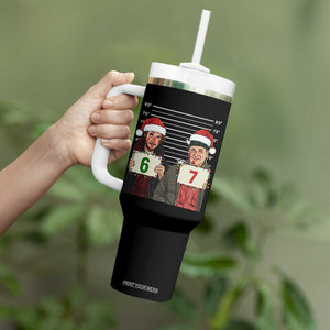 Funny 67 Christmas Movie Tumbler With Handle Six Seven Wet Bandits Home Xmas Alone TS11 Print Your Wear