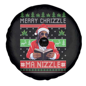 Funny Christmas Hip Hop Rap Gang Spare Tire Cover Merry Chrizzle Ma Nizzle Xmas Weed TS11 Print Your Wear