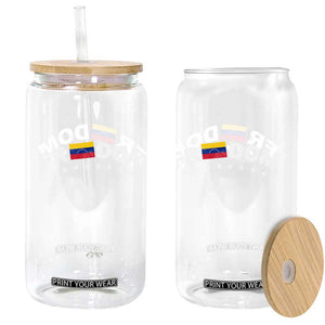 Freedom For Venezuela Glass Can Venezuelan Flag Eight Stars Bandera TS11 Print Your Wear