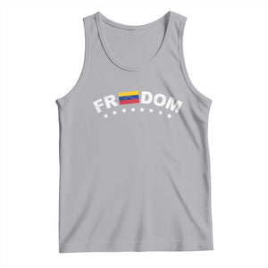 Freedom For Venezuela Tank Top Venezuelan Flag Eight Stars Bandera TS11 Athletic Heather Print Your Wear