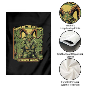 Grunch Road Monster Garden Flag Home Of The Grunch Nola Louisiana TS11 Print Your Wear