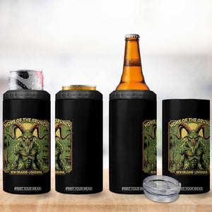 Grunch Road Monster 4 in 1 Can Cooler Tumbler Home Of The Grunch Nola Louisiana TS11 Print Your Wear