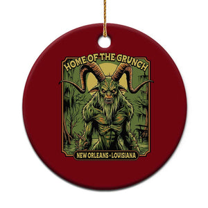 Grunch Road Monster Ceramic Ornament Home Of The Grunch Nola Louisiana TS11 1pc Red Print Your Wear