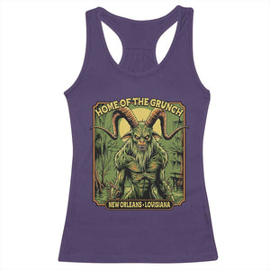 Grunch Road Monster Racerback Tank Top Home Of The Grunch Nola Louisiana TS11 Purple Print Your Wear