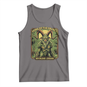 Grunch Road Monster Tank Top Home Of The Grunch Nola Louisiana TS11 Deep Heather Print Your Wear