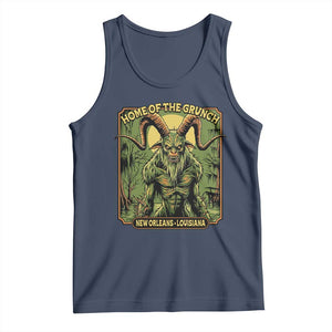 Grunch Road Monster Tank Top Home Of The Grunch Nola Louisiana TS11 Navy Print Your Wear