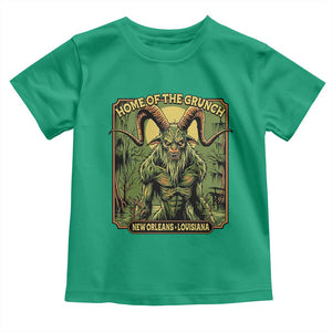 Grunch Road Monster Toddler T Shirt Home Of The Grunch Nola Louisiana TS11 Irish Green Print Your Wear
