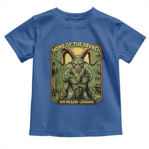 Grunch Road Monster Toddler T Shirt Home Of The Grunch Nola Louisiana TS11 Royal Blue Print Your Wear