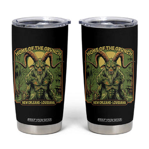 Grunch Road Monster Tumbler Cup Home Of The Grunch Nola Louisiana TS11 Black Print Your Wear