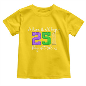 251 Mardi Gras Mobile Alabama Toddler T Shirt Where It All Began Fat Tuesday Carnival Glitter Print TS11 Daisy Print Your Wear